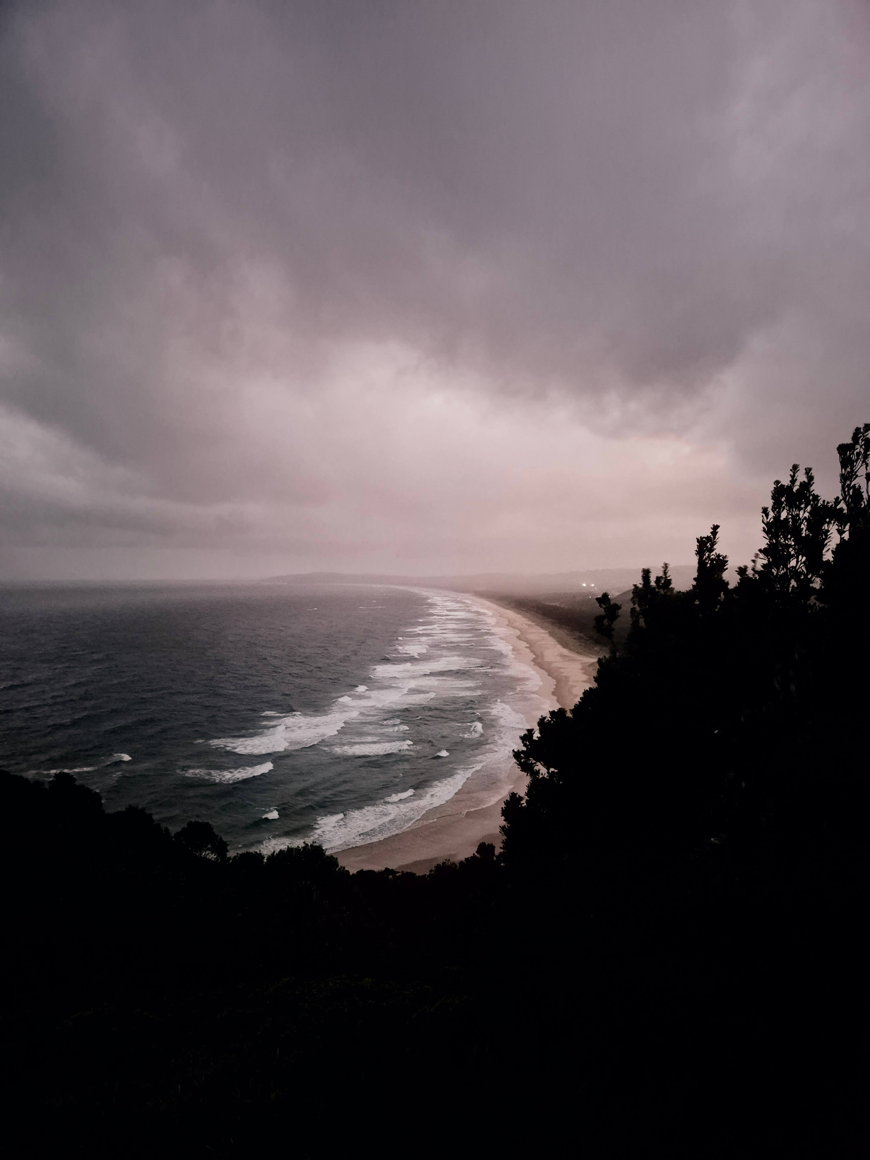 meer bei dämmerung